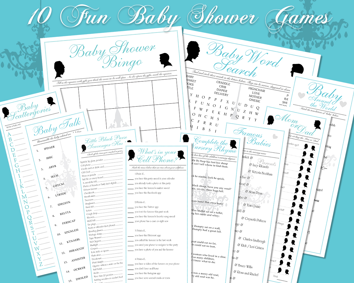 10 Breakfast at Tiffany's Downloadable Baby Shower Games