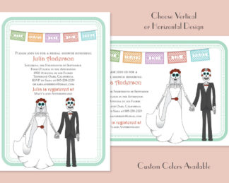 Dia De Los Muertos Invitation Custom Download 5x7