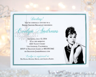 Breakfast at Tiffany's Invitation